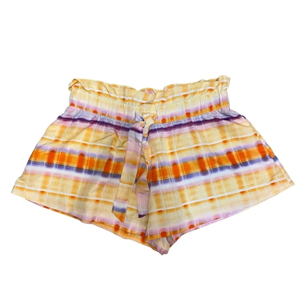 Future Collective Women’s Tie-Waist Paperbag Shorts Womens XL NWT